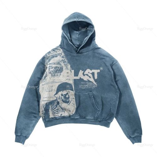 Chemise À Capuche À Motif De Lettres Imprimées Pour Homme,Streetwear Américain,Rétro,Y2k,Harajuku,Pour Couple