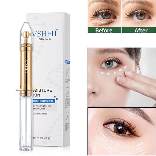 Crème Pour Les Yeux En Polypeptide, Venin De Serpent, Blanchissante, Anti-Cernes, Estompe Les Poches, Sérum Anti-Rides, Éclaircissant, Hydratant Pour Les Yeux 