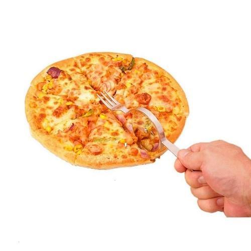 Coupe-Pizza 2 En 1, Roue Et Fourchette, Pelle À Gâteau, Spatule, Trancheur, Four, Grattoir, Gadgets De Cuisine, Pâtisserie, Fournitures Pour La Maison