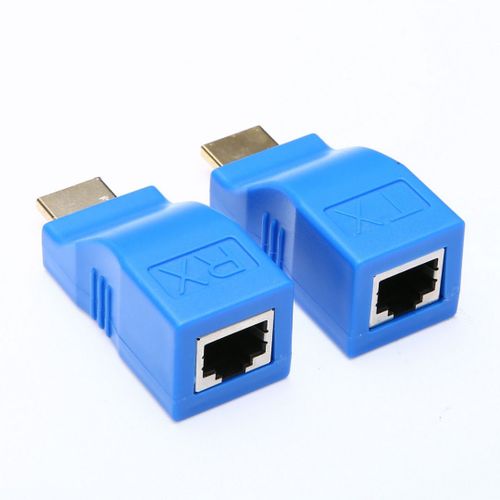Extension HDMI sur câble Ethernet LAN CAT5e / 6 UTP, jusqu'à 30m, pour HDTV HDPC, meilleures ventes