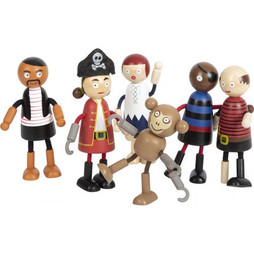 Poupées Souples Pirates Jouet En Bois 12412