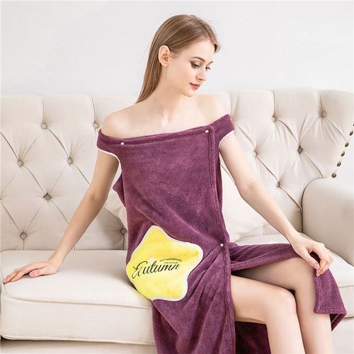 Serviette De Bain En Fiber Super Fine, Douce Et Absorbante, Chic, Pour Salle De Bain, Hôtel, Maison, Peignoir, Cadeaux Pour Femmes