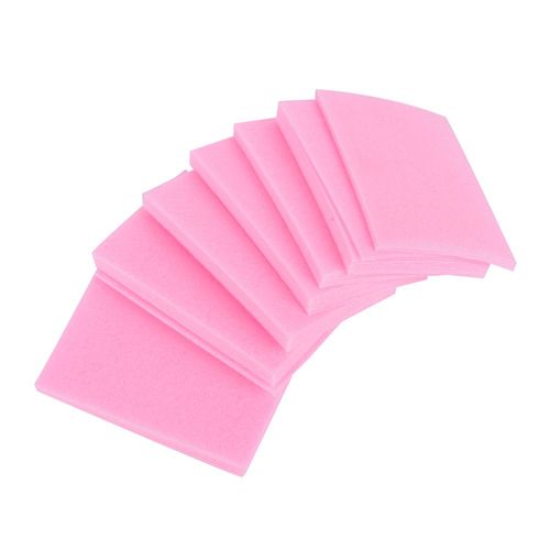 Lingettes Pour Enlever Le Vernis À Ongles Rose, 100 Pièces, 5.8cm X 4.0cm, Tampons De Coton, Papier Pour Nail Art 
