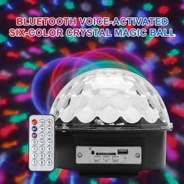 Mini projecteur Laser 64 motifs, lumière de scène Disco avec télécommande,  lampe stroboscopique sonore pour décoration
