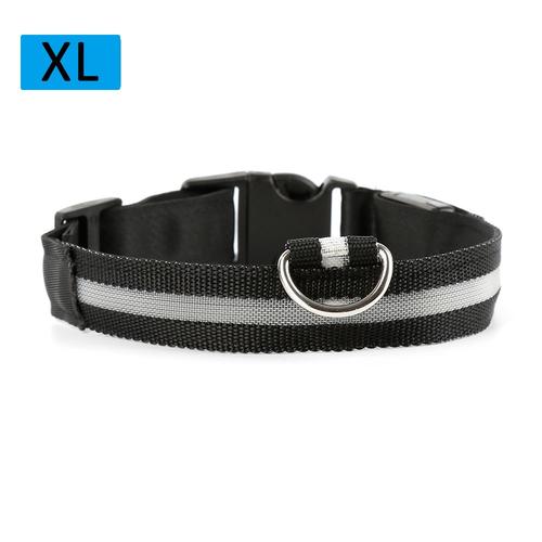 Collier Led En Nylon Pour Chien Et Chat, Accessoire De Sécurité Nocturne, Lumineux, Accessoire Pour Animaux De Compagnie