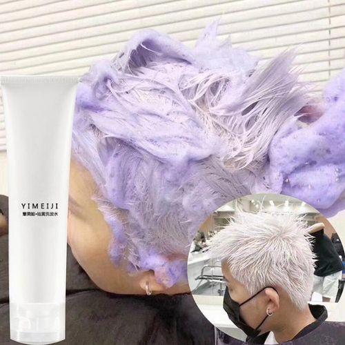 Shampooing Professionnel À Reflets Blanchis, Revitalise, Efficace, Violet, Pour Cheveux Blonds, Élimine Le Jaune 