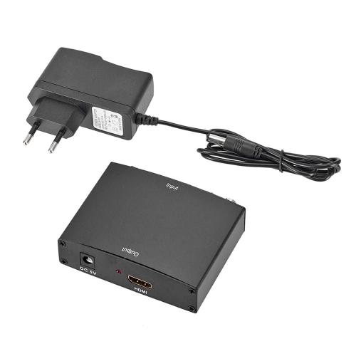 YPbPr R/L vers HDMI, convertisseur vidéo, composant 1080P, adaptateur Audio, séparateur pour DVD, moniteur HDTV, projecteur