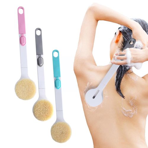 Brosse De Bain Lavable À Long Manche Pour Homme Et Femme, Accessoire De Massage Et De Douche, Doux Et Exfoliant, O3l3 