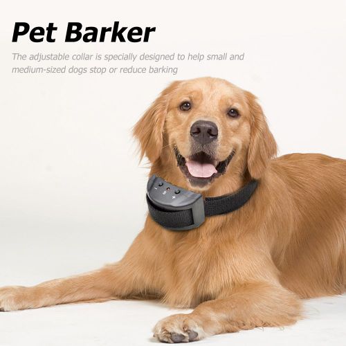 Collier Anti-Aboiement Pour Animaux De Compagnie, 7 Sensibilités, Étanche, Dispositif D'entraînement, Son De Choc, Pour Chiot