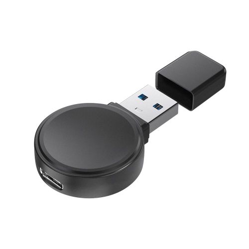 Mini Adaptateur De Charge Magnétique Sans Fil Pour Apple Watch, Base De Charge Rapide Avec Usb C Pour Iwatch Série 7 6 5 4 3 2 1 Se