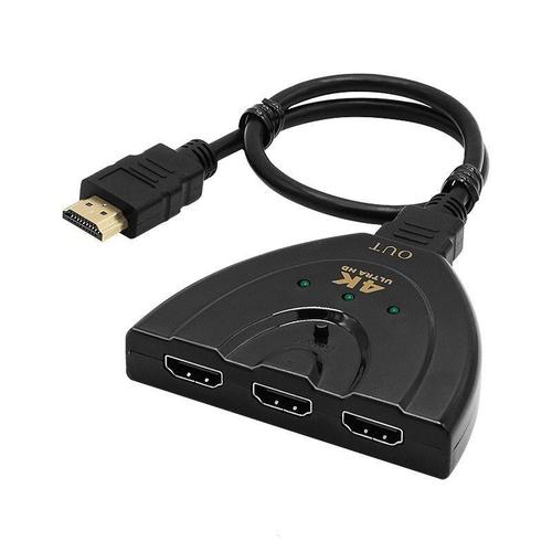 Commutateur HDMI 3 ports, 4K x 2K, entrée 1 sortie, pour Blue ray PS3 Xbox 360