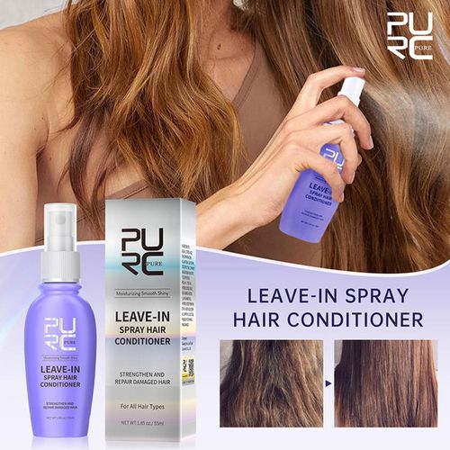Spray Revitalisant À Huile De Noix De Coco, 55ml, Pour Cheveux Lisses Et Brillants, Soin De Lissage, Réparation À Sec, Fri N9w5 