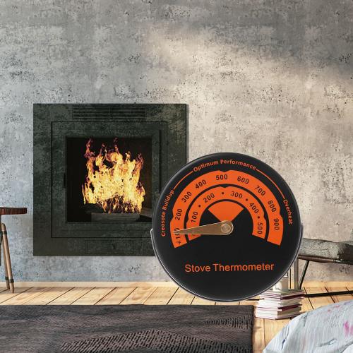 Poêle magnétique Thermomètre Poêle à bois Thermomètre Poêle à feu