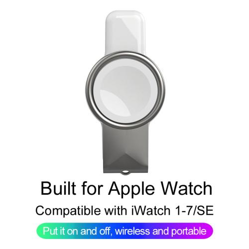 Chargeur Magnétique Sans Fil 2 En 1 Pour Montre Connectée Apple Watch, Interface Usb Type-C, Adaptateur De Charge Rapide Pour Iwatch 2/3/4/5/6/7/Se