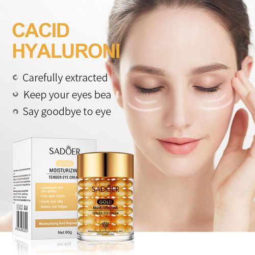 Crème Hydratante Dorée Pour Les Yeux, Élimine Les Cernes, Sac Hydratant, Soins, Essence Anti-Rides, E3f6 