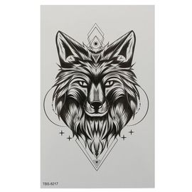 Tatouage Temporaire Imperméable, Autocollant, Aile De Dragon, Flash Croisé, Loup, Scorpion, Totem, Bras D'art Corporel, Transfert D'eau, Faux Tatouage 