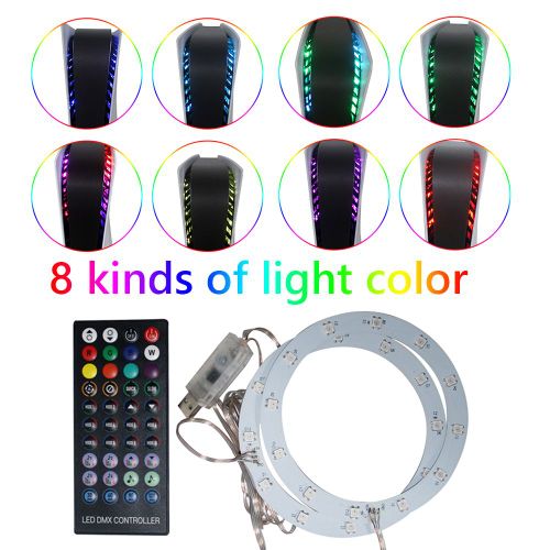 Barre Lumineuse Led Rgb Pour Console Ps5, Avec Télécommande, Sangle Lumineuse Pour Accessoires, Livraison Gratuite