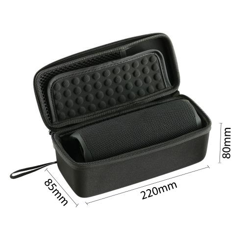 Étui rigide EVA pour JBL Flip 6, boîte de protection pour haut-parleur compatible Bluetooth sans fil, sac de transport avec poignée, housse de rangement