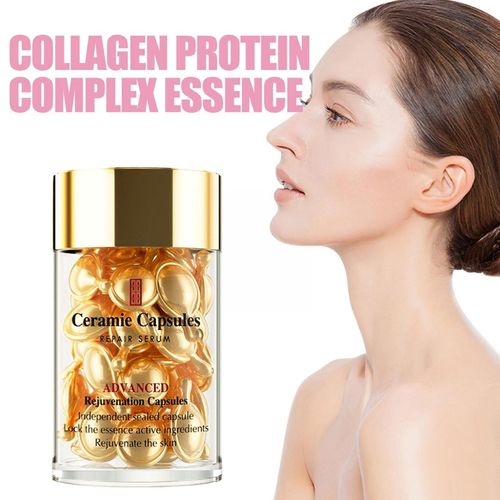Sérum Raffermissant Au Collagène, 15ml, Essence Pour Les Yeux, Dissolvant Anti-Rides, Réparation Des Cernes, Crème Fine, Capsule Li O1i0 