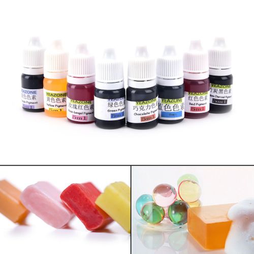 Pigments De Teinture De Savon Faits À La Main, Base De Couleur, Pigment Liquide, 8 Couleurs, Nouvelle Marque, 5ml 