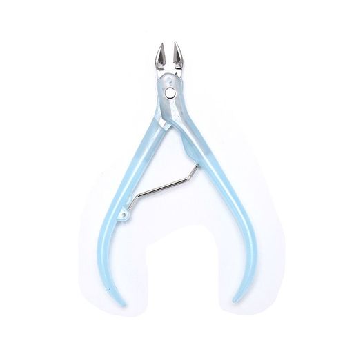 Coupe-Cuticules Pour Manucure, Ciseaux À Poignée En Plastique, 1 Pièce, 10.5cm X 5.5cm, Bleu/Rose/Violet 