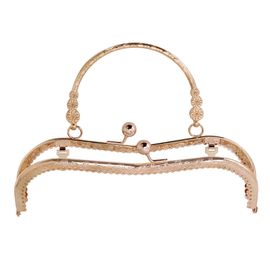 Poignée de sac à main en métal pièces, cadre, fermoir