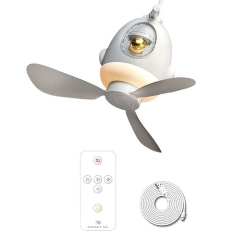 Ventilateur de Camping silencieux, 2022 pouces, Rechargeable par USB, avec crochet, télécommande, plafonnier, 9.8 mAh, pour l'extérieur, nouveauté 8000