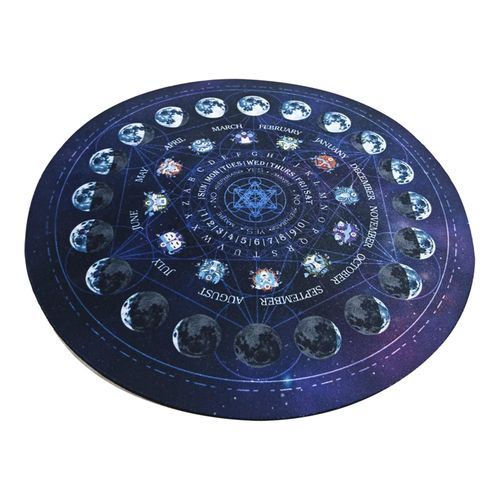 Tissu De Pont Céleste Spirituel De Païen, Nappe De Table Pour Cartes De Divination De Tarot D'astrologie 22cm