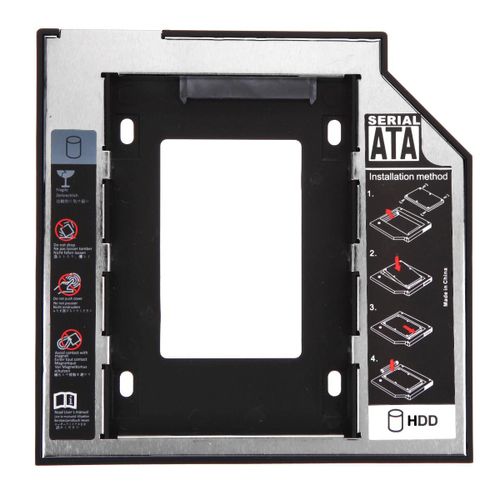 Caddie En Aluminium Pour Pc, 9.5mm, Adaptateur, Boîtier Optibay 3.0, Sata 2.5, Cd-Rom Pouces, Ssd, Cd Dvd À Disque Dur