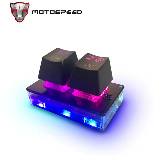 Mini clavier mécanique Portable à 2 touches, avec Macro-programmation, rétroéclairage rvb, possibilité de remplacement à chaud, extracteur de capuchons pour Gamer