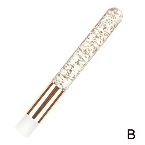 Brosse De Nettoyage De Faux Cils, Tige En Cristal, Pour Extension De Cils, Lavage De Maquillage, Dissolvant De Points Noirs, Outils De Soins De La Peau Du Nez Et Du Visage, 1 Pièce 