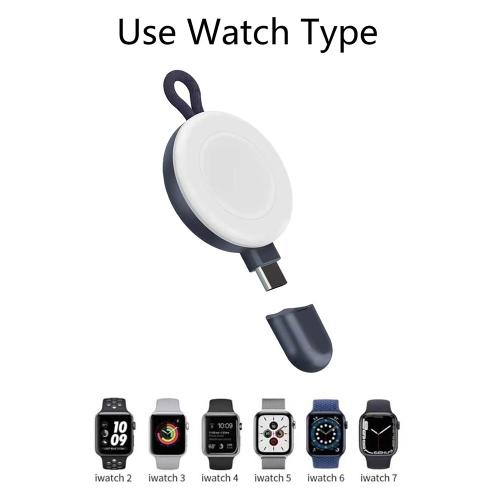 Mini Chargeur Sans Fil Usb C 2.5w, Station De Charge Rapide Pour Iwatch 7 6 5 4 3 2, Pour Apple Watch