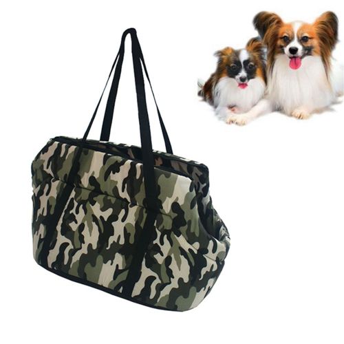 Sac À Bandoulière De Voyage Pliable Pour Chaton Et Chiot, Sac De Transport D'extérieur Pour Animal De Compagnie, Chien, Chat, Camouflage