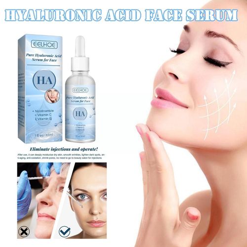 Sérum De Soin Anti-Wr F0q3, Acide Hyaluronique, Rétrécissement Des Pores, Hydratant, Dissolvant De Taches, Éclaircissant, Niacinamide, 30ml 