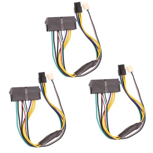 Câble d'alimentation pour HP Z230, 24P à 6P, ATX, PSU, carte mère SFF, 3 pièces