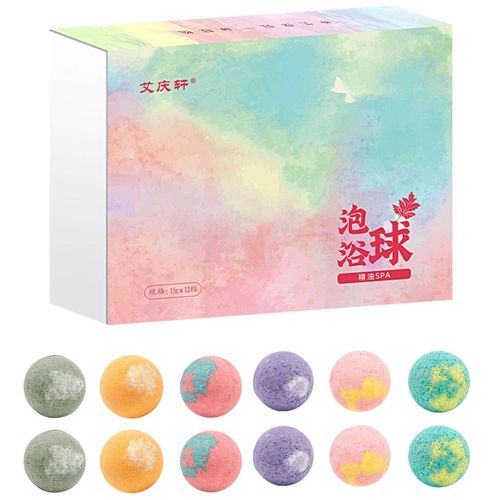 Mini Boule De Bain Naturelle, Anti-Stress, Fait À La Main, Bain Moussant, Sel, Bain Naturel, G7d6 