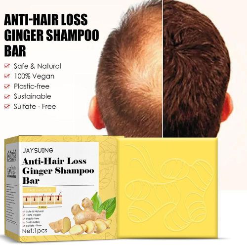 Shampoing Pour La Croissance Des Cheveux, Savon À Base De Gingembre, Épaississement Rapide, 100g, E1p1 
