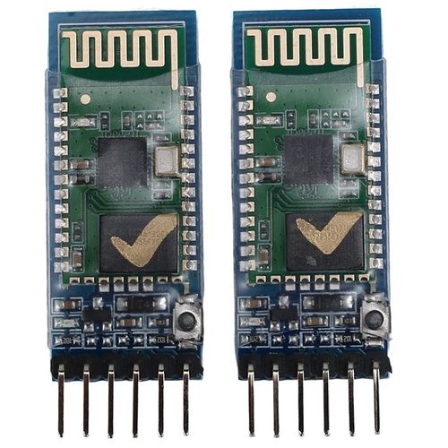 Module émetteur-récepteur Bluetooth sans fil RF HC-05 6 broches, Module esclave RS232 / TTL vers UART, convertisseur et adaptateur pour Arduino, 2 pièces