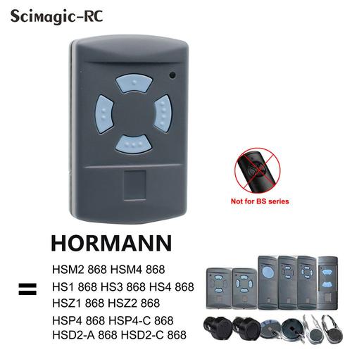 Télécommande de remplacement Hormann HSM2 868 HS1 868 HS2 868 HS4 868 HSE2 868 HSE4 868 HSZ1 868 HSZ2 868 HSP4 868 HSM4 868mhz