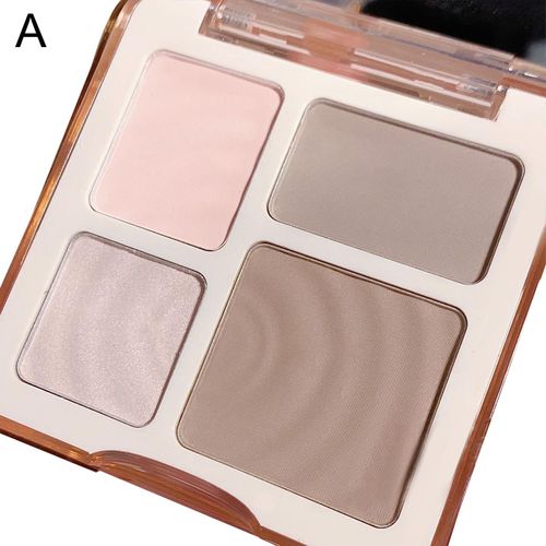 Plaque De Coupe À Haute Brillance, 1 Pièce, Fard À Joues, Ombre De Nez, Poudre De Nez Naturelle, Éclaircissante, Mate, Maquillage De Contour Q8t0 