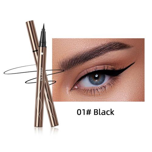 Crayon Eyeliner Gel Waterproof Rouge Marron Couché, Stylo Rouge, Ver À Soie, Adoucit Les Pigments De Couleur, Stylo Noir, Liquide Pour Les Yeux, S5t4 