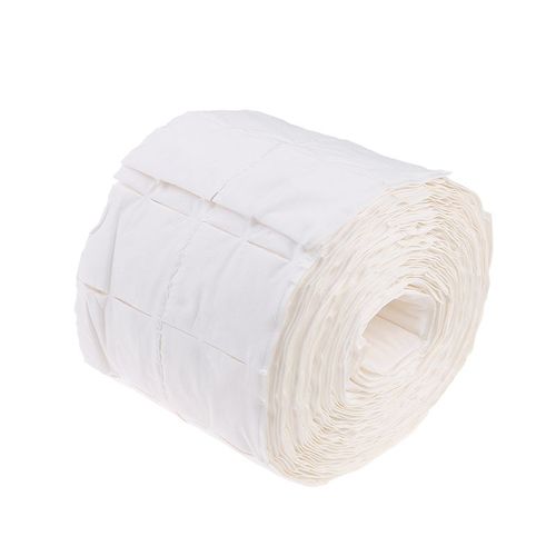 Tampon De Papier Pelucheux Pour Dissolvant De Vernis, Outil De Nettoyage De Nail Art, 500 Pièces/Rouleau De Lingettes En Coton Pour Ongles, Pointes De Gel Uv 