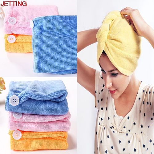 Turban Sèche-Cheveux Bonnets De Douche Peignoir Chapeau Multi Couleurs Enveloppes De Cheveux Pour Les Femmes Séchage Rapide Bain Absorbant Serviette En Microfibre 