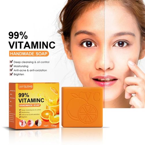 Savon Hydratant Et Éclaircissant Pour Le Visage, 100g, Pur, Pour Éclaircir La Peau, Nettoyant, Beauté, C4t3 