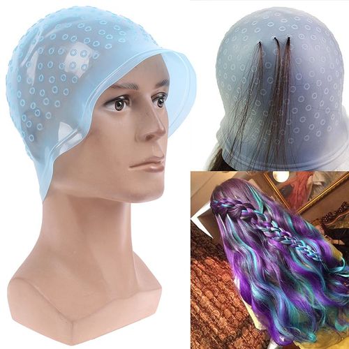 Chapeau À Reflets En Silicone Réutilisable, Casquette De Coloration, Glaçage, Outils De Teinture, Outils De Coiffure 