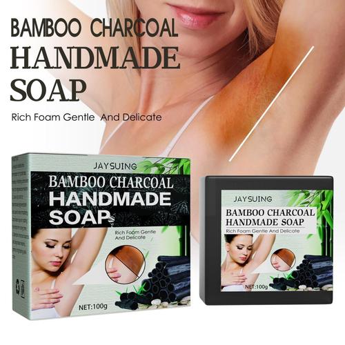 Savon Au Charbon De Bambou Pour L'élimination Des Points Noirs, Huile Essentielle, Contrôle De L'huile, Nettoyage À La Main, Soins De Peau, Blanchiment En Profondeur, U9y2 