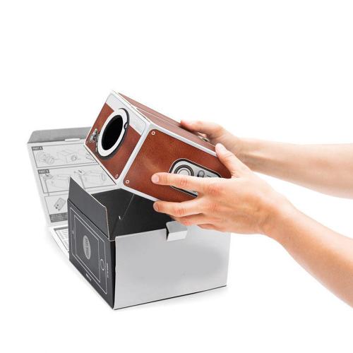 Mini projecteur 3D en carton pour téléphone intelligent, lumière, nouveauté, Portable, cinéma à domicile, Pico