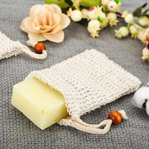 Filet À Savon Moussant Doux, Sac À Filet Nettoyant À Double Couche, Outils De Nettoyage Du Corps, Sac De Rangement De Savon À Bulles Facile, Fournitures De Salle De Bain 1 Pièce 
