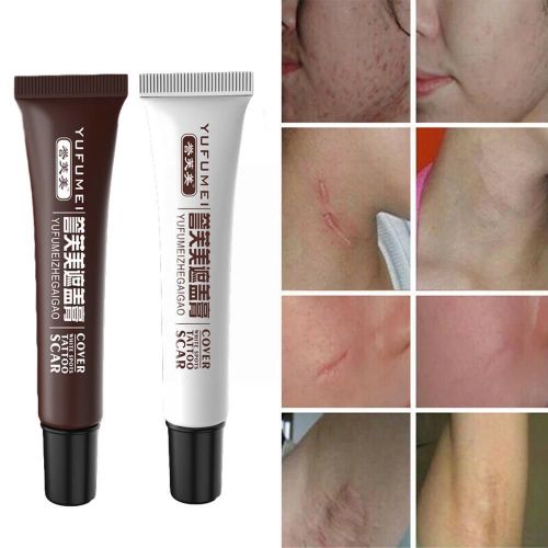 Stylo Correcteur De Cicatrices, 1 Pièce, Couverture Pour Les Cicatrices D'acné, Fond De Teint, Peau Mate Et Rugueuse, Améliore Le Maquillage Durable, Crème Longue Éclairante F0r4 