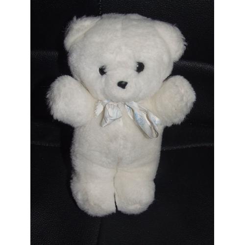 Ours Nounours Blanc 22 Cm